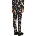 Davi Paris Black Adeline Print Trousers