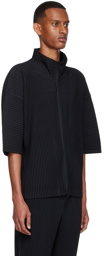 Homme Plissé Issey Miyake Black Polyester Sweater