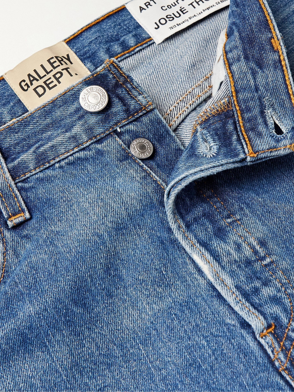 GALLERY DEPT. Slim-Fit Distressed Denim Jeans Blue Gallery Dept.