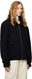 CARNET-ARCHIVE Black Prism Bomber Jacket