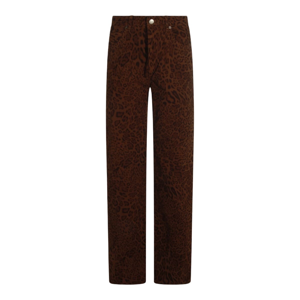 TwinSet Brown Cotton Denim Jeans