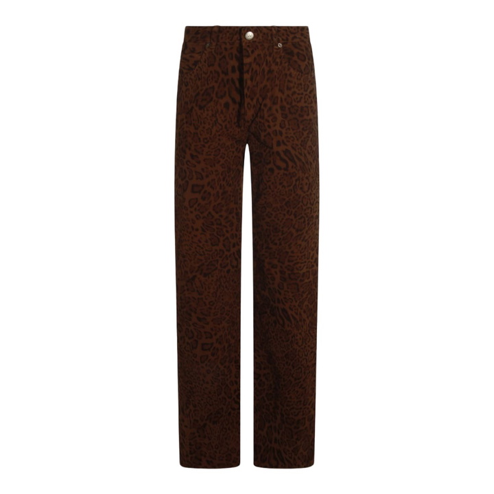 Photo: TwinSet Brown Cotton Denim Jeans