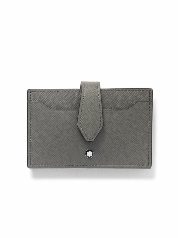 Photo: Montblanc - Sartorial Cross-Grain Leather Accordion Cardholder