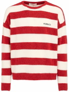 FIORUCCI Striped Crewneck Alpaca Blend Sweater