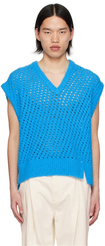 Photo: Wooyoungmi Blue Vented Vest