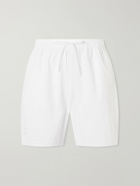 On - Court Straight-Leg Recycled-Shell Tennis Shorts - White