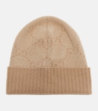 Gucci GG jacquard cashmere-blend beanie
