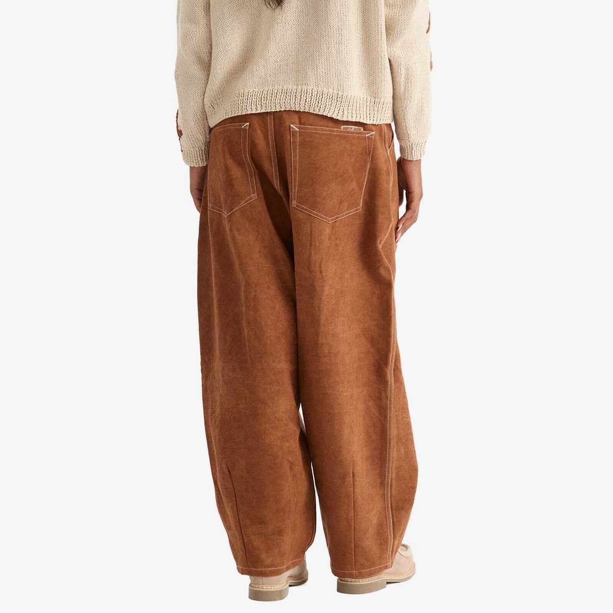 Story mfg. Women's Lush Pants in Brown Wonky-Wear