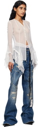 Ann Demeulemeester Blue Claire 5 Pocket Comfort Jeans