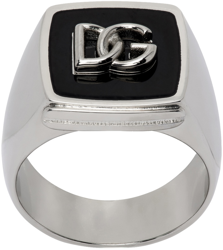 Photo: Dolce & Gabbana Silver 'DG' Ring