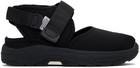 SUICOKE Black UNBITA-ab Sandals