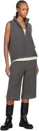 Rier Gray Fleece Shorts