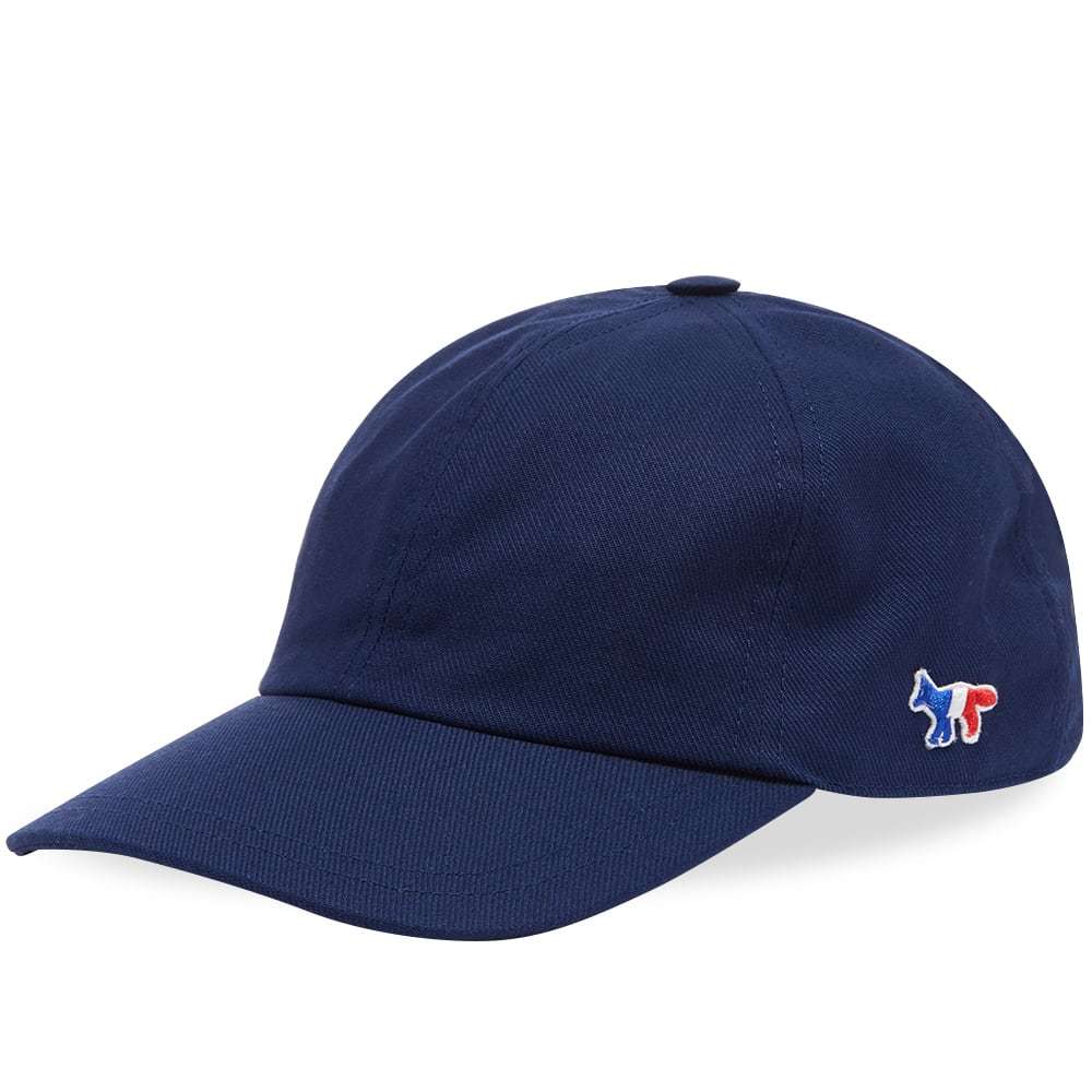 Maison Kitsuné Tricolor Fox 6 Panel Cap Maison Kitsune