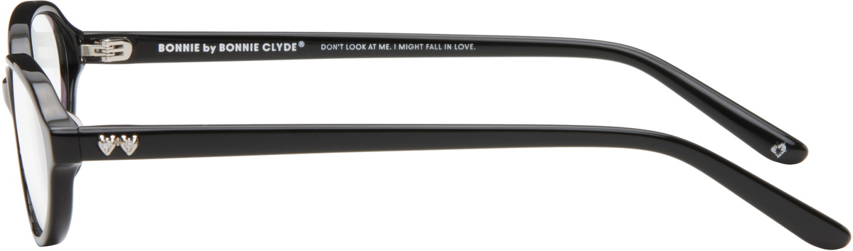 BONNIE CLYDE Black Baby Glasses