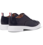 Thom Browne - Cap-Toe Leather Oxford Shoes - Men - Navy