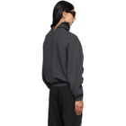 Balenciaga Gray Back-To-Front Turtleneck