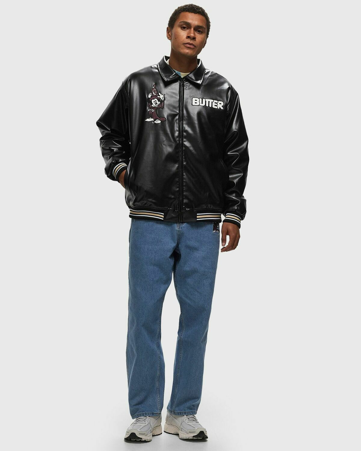 Butter Goods X Disney Fantasia Bomber Jacket Black - Mens - Bomber