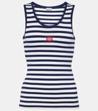 Loewe Anagram striped tank top
