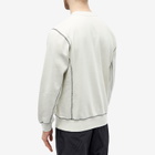 Parel Studios Men's Contrast Crew Neck Sweat in Off White