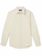 Ralph Lauren Purple label - Harrison Silk-Shantung Shirt - Natural