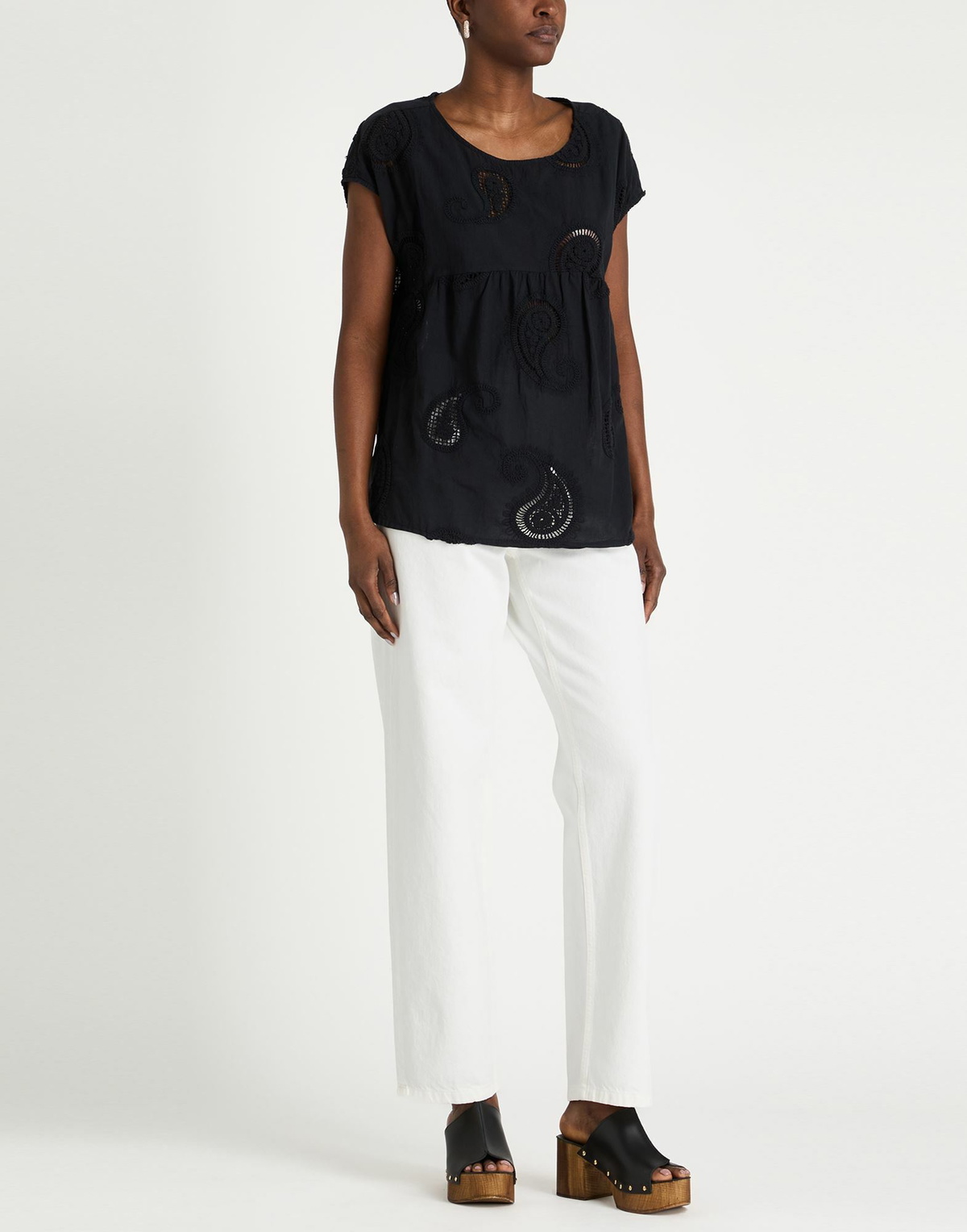 Alessia Santi Womens Top in Black