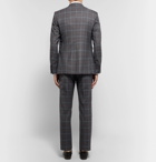 Gucci - Grey Slim-Fit Embroidered Prince of Wales Checked Wool and Cotton-Blend Suit - Men - Gray