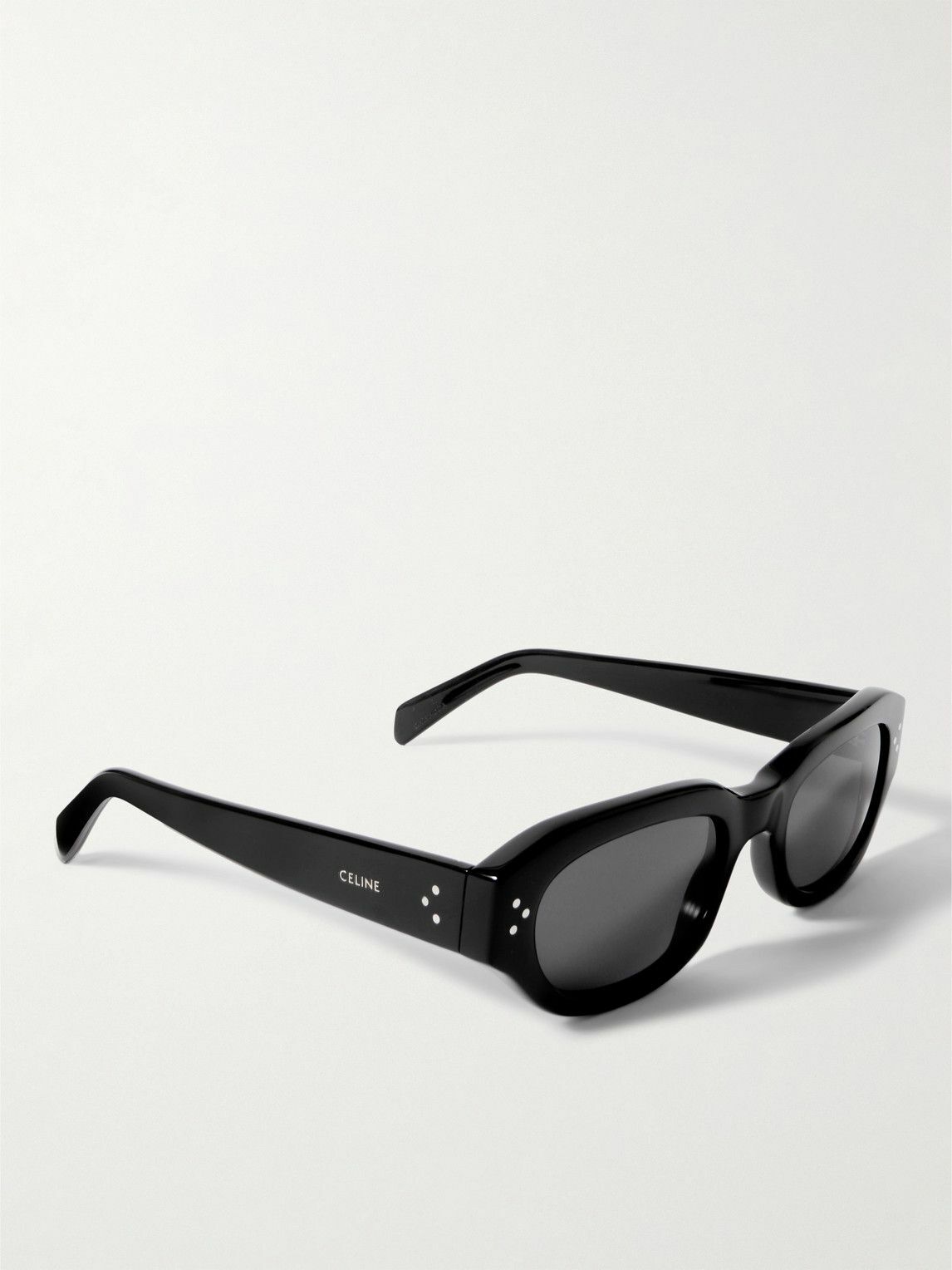 CELINE - Oval-Frame Acetate Sunglasses