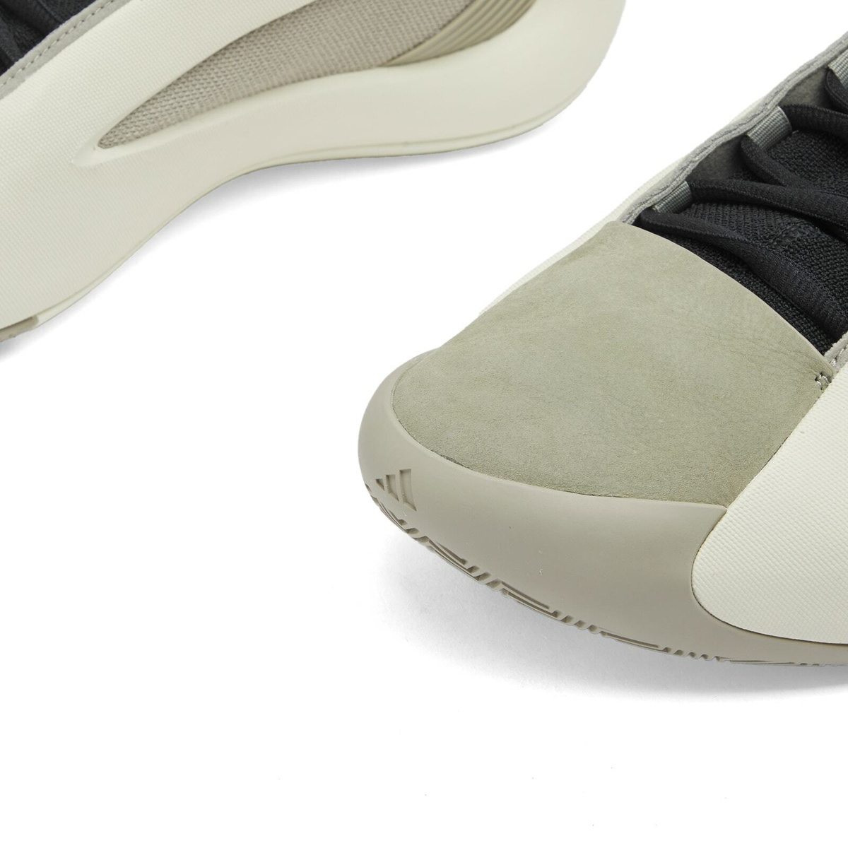 Adidas Men's Harden Volume 8 Sneaker in Feather Grey/Ivory