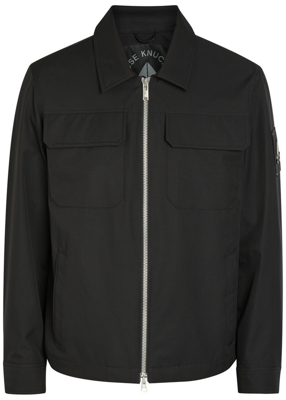 Photo: Moose Knuckles Jacques Logo Woven Jacket Black