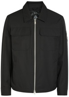 Moose Knuckles Jacques Logo Woven Jacket Black