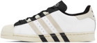 adidas Originals Off-White & Black Superstar Sneakers