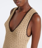 SIR Ellinor crochet cotton maxi dress