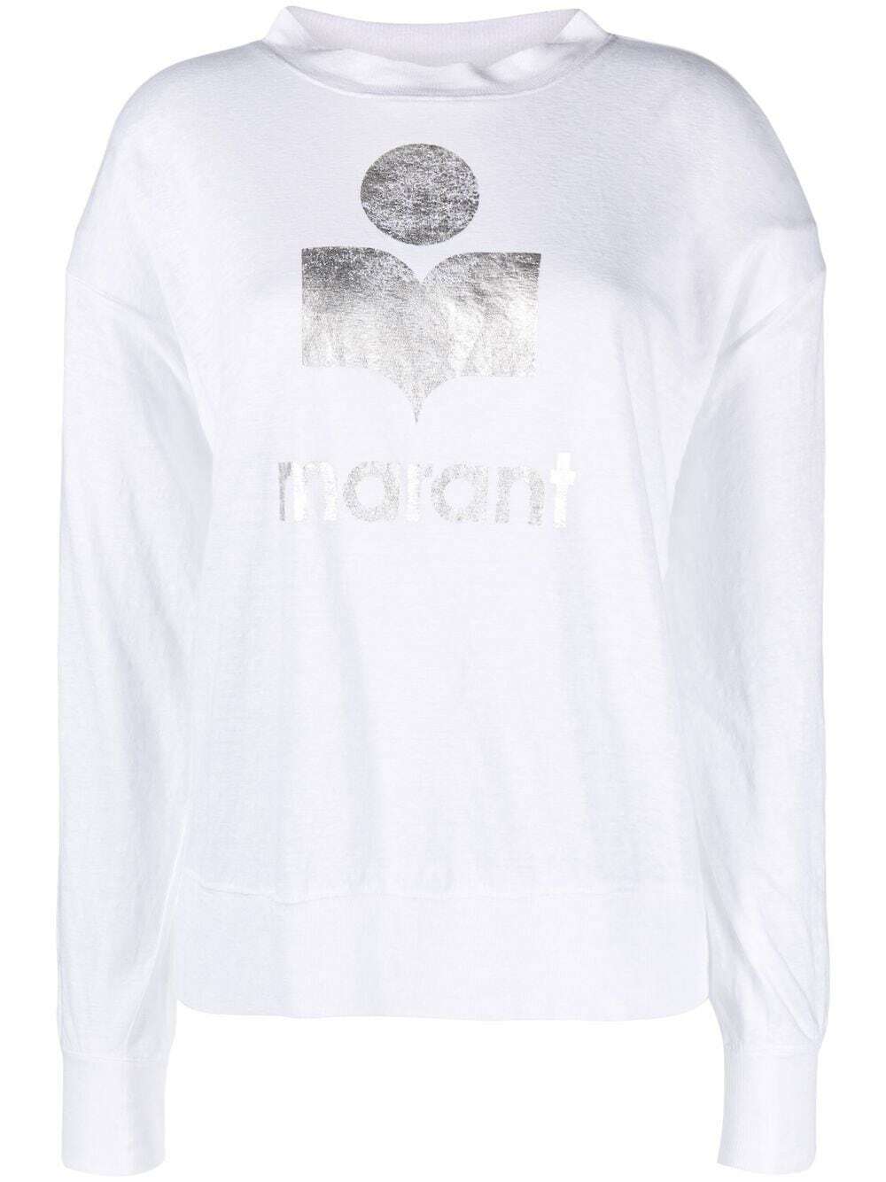 Marant Etoile White Linen T-Shirt