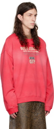 GUESS USA Red Logo Sweatshirt