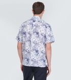 Vilebrequin Charli printed linen bowling shirt