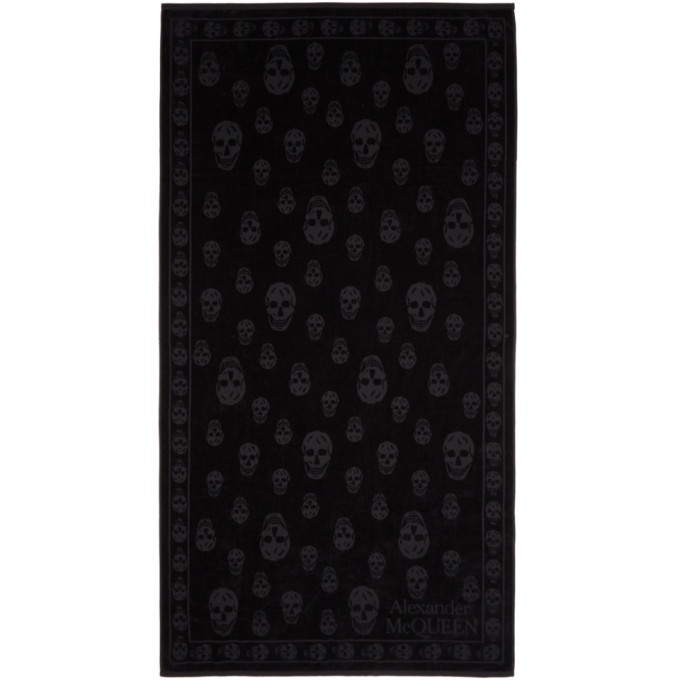 Photo: Alexander McQueen Black Skulls Towel