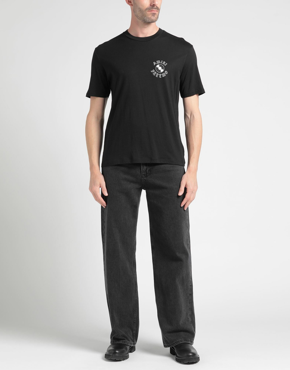 Amiri Mens T-shirt in Black
