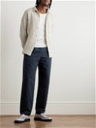 A Kind Of Guise - Banasa Straight-Leg Cotton and Linen-Blend Trousers - Blue