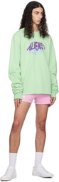 Liberal Youth Ministry SSENSE Exclusive Green Aliens Sweatshirt