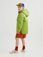 ARKET Kids - Gloria Quilted Padded Shell Hooded Jacket - Green