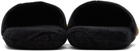 Versace Underwear Black & Gold Medusa Amplified Slippers