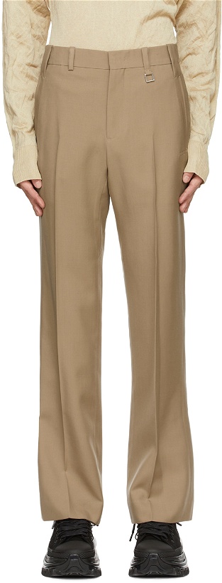 Photo: Wooyoungmi Beige Straight Trousers