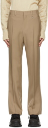 Wooyoungmi Beige Straight Trousers