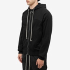 Rick Owens Men's Zip Up Hoody in Black