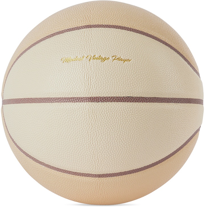 Photo: Modest Vintage Player SSENSE Exclusive Brown Leather Basketball