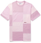 AMBUSH® - Logo-Embroidered Patchwork Cotton-Jersey T-Shirt - Pink