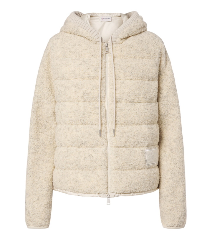 Photo: Moncler Hooded bouclé down jacket