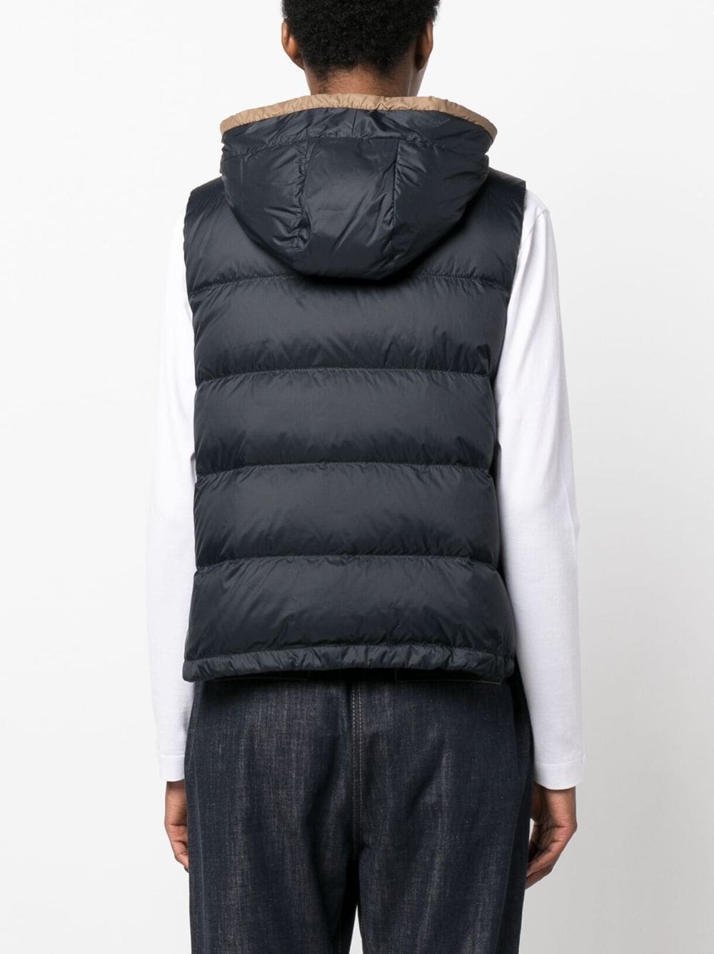 BRUNELLO CUCINELLI - Padded Hooded Vest Brunello Cucinelli
