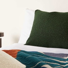 HOMMEY Essential Boucle Cushion in Forest Green