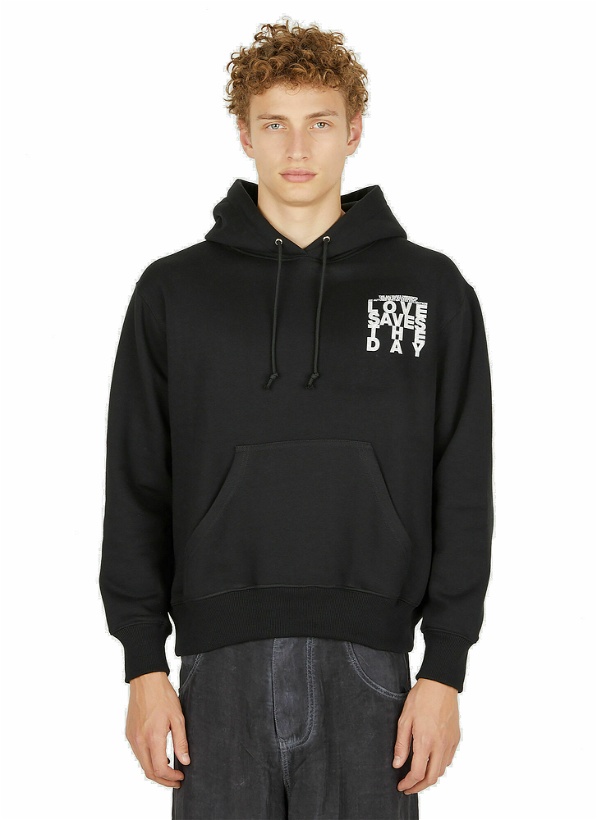 Photo: Love Saves The Day Hooded Sweatshirt in Black